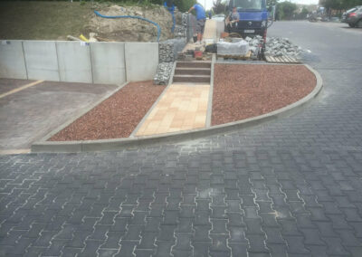 fundament pod mur oporowy